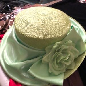 Mint green hat